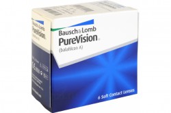 Линзы контактные, PureVision (Пюэвижн) №1 bc 8.6 (-0.75)