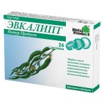 Эвкалипт Натур Продукт, пастилки 2.5 г 24 шт БАД к пище