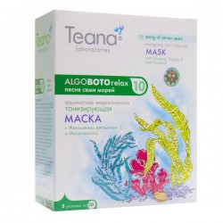 Маска, Teana (Тиана) 30 г №5 арт. ABR10 Песня семи морей альгинатная тонизирующая с женьшенем, витамином С и миоксинолом