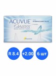 Линзы контактные, Acuvue (Акувью) №6 Оазис bc 8.4 мм (+2.00)