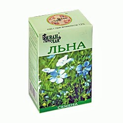 Льна семена, сырье 100 г 1 шт