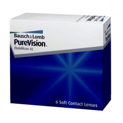 Линзы контактные, PureVision (Пюэвижн) №1 bc 8.6 (-1.00)