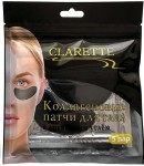 Патчи для глаз, Clarette (Кларетт) 5 шт арт. CCP 693 коллагеновые с древесным углем (пара) саше